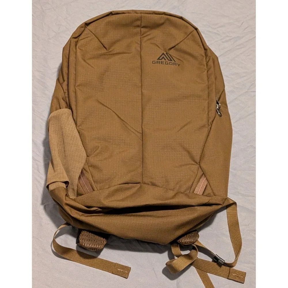 Gregory Rhune 22L Pack Coyote Brown Backpack Hiking Recycled Nylon Mens